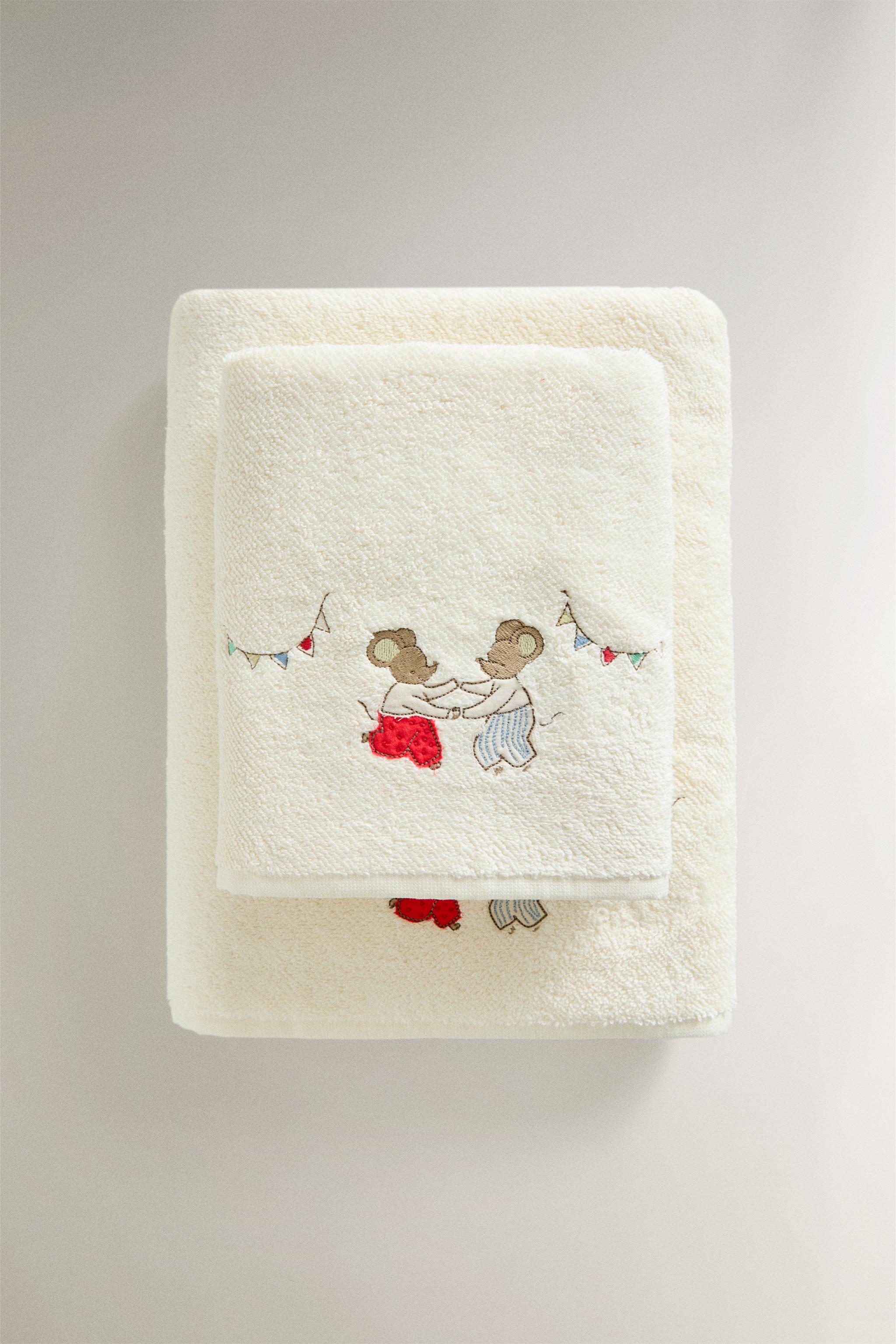 SERVIETTE ENFANT SOURIS